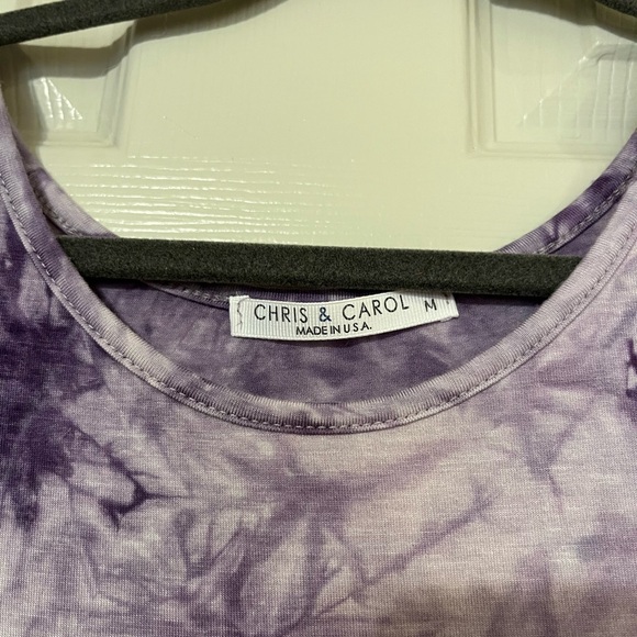 Chris & Carol Lavender Tie-Dye Tank Top - Picture 2 of 2